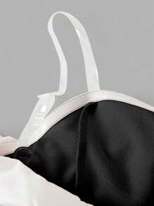 Tween-Mädchen Kleid , Off-Shoulder, Schleife, kurzer Glockenrock, elegant, lässig für Urlaub, Rüschenbesatz, rosa, Frühlings-/Sommerpartykleider, klassische Kleider - Schwarz - Übersicht 5