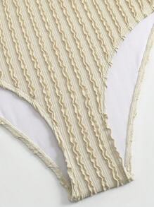 Swim Oasis Đồ bơi liền thân không tay tối giản hàng ngày mùa hè cỡ lớn cho nữ kèm váy che - Màu be - Xem 8