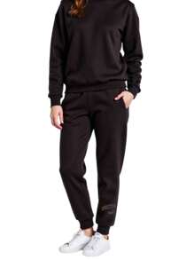 Puma ESS+ LOGO LAB Pants FL - PUMA Black - View 2