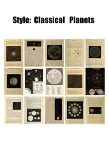 30张/套复古系列素材纸复古照片装饰背景笔记本素材ins风摆件DIY笔记 - 彩色 - 查看 10