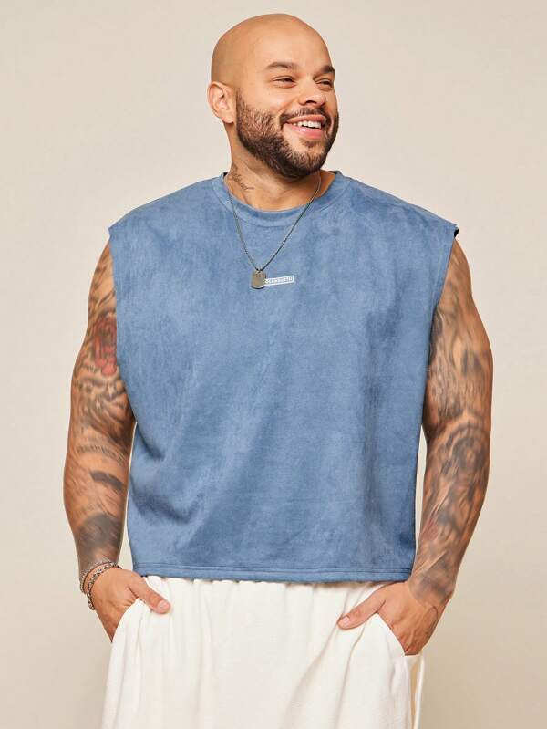 EASEVO Camiseta de tirantes informal con cuello redondo, talla grande, adecuada para el verano y la escuela.