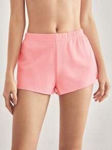 Ocili 女式 100% 纯棉舒适可调节腰围休闲裤 - 粉色 - 查看 4