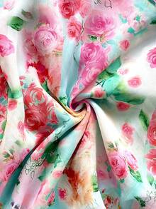 Soleia Váy mini in họa tiết dệt dây mảnh cho nữ trang phục thường ngày váy lưới đi nghỉ trang phục mùa xuân cho nữ váy hoa váy suông cho nữ - Nhiều màu - Xem 8