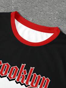 Manfinity Dauomo American Street Flame Jersey Digital Elements 男款 T 恤 - 彩色 - 查看 4