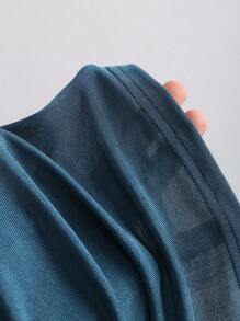 Sweetra 女式新款时尚性感别致露背链条装饰细肩带吊带背心，百搭 - 藍色 - 查看 8