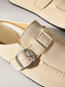 Solecia 女式可调节扣式休闲平底乐福鞋