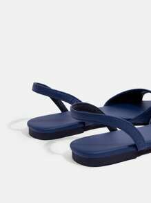 CUCCOO TILAWA Women Flat Sandals, Solid Color, Minimalist, Practical & Versatile