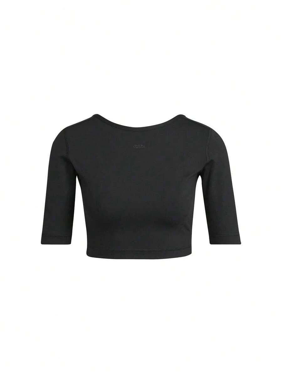 Adidas W STU OPEN B T T-SHIRTS - Black - View 1