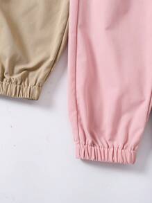 3pcs Young Girl Versatile Casual Butterfly Decor Pants, School, Campus, College Chic Outfits For Autumn/Winter Fall