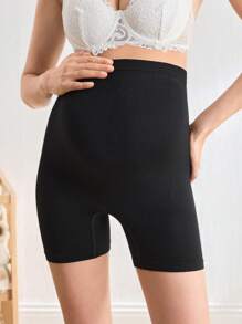 BloomMama Pregnant Women Plain High Waist Casual Shorts & Underwear