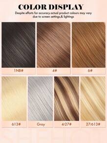 Invisible Genius Weft Human Hair Extensions Real Human Hair Salon Qulity Hair Easy To Style, Suitable For All Hair Types And Daily Wear Can Be Cut Anywhere No Shedding & No Unraveling & No Return Hair & No Scalp Rritaion Dark Brown Color S4# - S4 - View 12