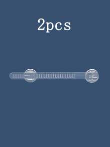 2 Adjustable Locking Multi-Function Drawer Locks - Clear - View 3