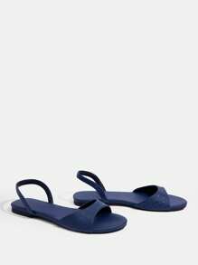 CUCCOO TILAWA Women Flat Sandals, Solid Color, Minimalist, Practical & Versatile