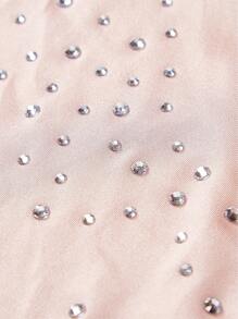 Fashion Roadkillin It Jeweled Bodysuit - Dusty Pink - View 4