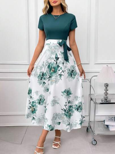 Miaspire Vestido largo para mujer, vestidos de verano para mujer, vestidos de cumpleaños para mujer, vestidos elegantes para mujer, ropa de verano para mujer, atuendo para concierto de estilo rural, vestido fluido, vestidos modestos para mujer, atuendos elegantes para mujer