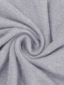 Manfinity Dauomo Men's Round Neck Short Sleeve Car Logo Graphic Tee - Light Grey - View 3