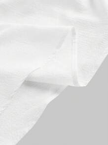 SHEIN MOD 女士露背蝴蝶结白色连衣裙，浪漫，波西米亚风 - 白色 - 查看 4