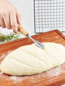 7 Stücke Edelstahl Brotmesser, französisches Baguette Brotmesser, multifunktionales Teigspaltewerkzeug, zum Backen verwendet