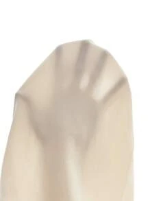 SHEIN EZwear Classical Apricot High Waist Seam Detail Straight Leg Pants - Apricot - View 6