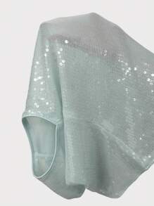 MISSGUIDED 高领无袖亮片吊带背心，适合晚宴、俱乐部、节日、新年等场合，闪亮亮片，适合节日、假日、舞蹈、夜店等场合。