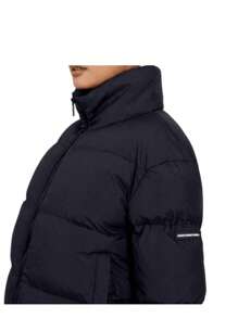 Good for Nothing Padded Two Way Convertable Coat - Black - View 7