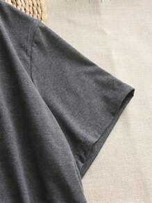 INAWLY Women T-Shirts Funny Dachshund Face Selfie, Surprised Dachshund Long Sleeve T-Shirt, Fashion Now, Fashion Tee Tops Shirts, Aesthetic T-Shirts, Siblings Gift, Gift For Sister, Funny T-Shirts, Animal Lover Gift - Dark Grey - View 4