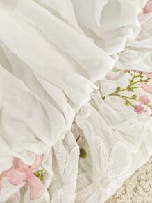 Chiquease Women's Tight-Fitting Strapless Bubble Mini Dress, Floral Print Fabric For Birthday, Party, Music Festival, Street Snap, Garden Photoshoot, Tea Break