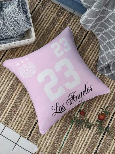 Grunge Punk 1 Funda de almohada impresa por ambos lados con número, adecuada para la sala de estar, dormitorio, comedor