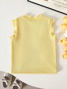 女宝宝可爱百搭立体碎花上衣，适合夏季