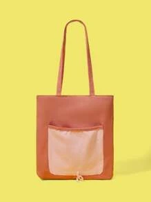 PETSIN Cute Minimalist Casual Funny Pet Outdoor Shoulder Bag, Cartoon Cat/Dog/Pig Design, Spring/Summer - Multicolor - View 3