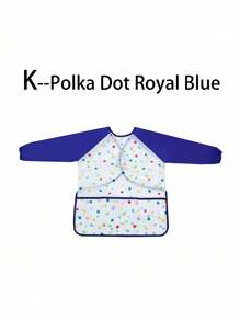 Multicolor Artist Grade Reverse Painting Apron Long Sleeve Waterproof Art Smock Adjustable Straps Studio Painting Protective Gear Stain Resistant Fabric Crafting Apparel Art Class Essentials