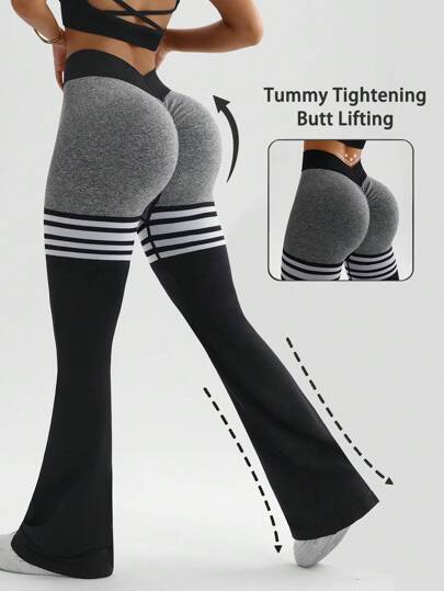 Easithlete Seamless High Elasticity Women Sports Leggings, Waist Cinching & Booty Lifting