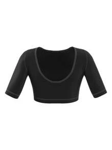 Adidas W STU OPEN B T T-SHIRTS - Black - View 2