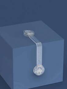 2 Adjustable Locking Multi-Function Drawer Locks - Clear - View 2