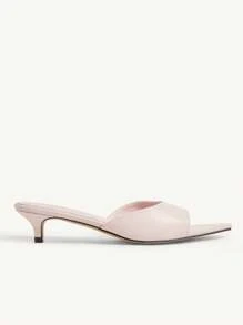 CUCCOO CHICEST Pointy Toe Stiletto Heel Versatile Women High Heel Sandals - Pink - View 8