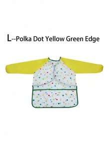 Multicolor Artist Grade Reverse Painting Apron Long Sleeve Waterproof Art Smock Adjustable Straps Studio Painting Protective Gear Stain Resistant Fabric Crafting Apparel Art Class Essentials