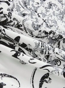 ROMWE Grunge Punk Áo thun nữ Kpop không tay họa tiết cây nho tím nhiệt đới dễ thương, co giãn, xếp ly, thích hợp mặc đi biển mùa hè, lễ tốt nghiệp, lễ Phục sinh, hòa nhạc, kỳ nghỉ ở Nashville, thanh lịch - trắng - Xem 4