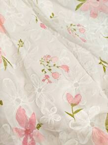 Chiquease Women's Tight-Fitting Strapless Bubble Mini Dress, Floral Print Fabric For Birthday, Party, Music Festival, Street Snap, Garden Photoshoot, Tea Break