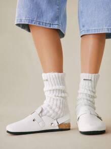 Solecia 女士低帮帆布运动鞋，新款时尚滑板鞋，休闲运动训练鞋，硫化橡胶鞋底，百搭白色运动鞋 - 白色 - 查看 9