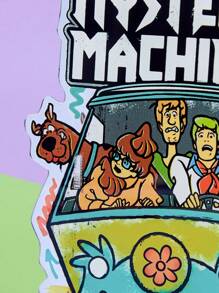 SCOOBY-DOO X SHEIN Cartoon & Letter Pattern Acrylic Pen Holder - White - View 4