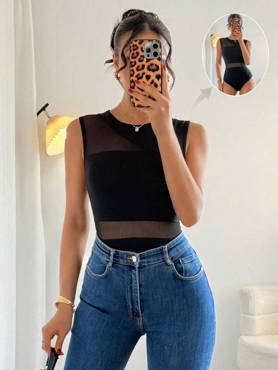 Breezaya 简约现代修身塑身旅行度假风格女式夏季紧身衣