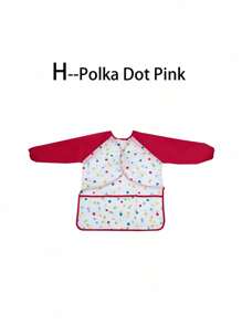 Multicolor Artist Grade Reverse Painting Apron Long Sleeve Waterproof Art Smock Adjustable Straps Studio Painting Protective Gear Stain Resistant Fabric Crafting Apparel Art Class Essentials