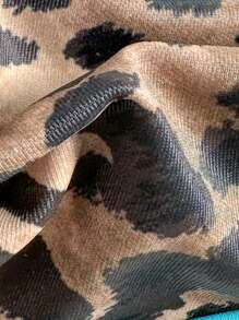 Swim Vcay Ropa de playa para mujeres en época de vacaciones de primavera, conjunto de top de tirantes con estampado aleatorio de guepardo y traje de baño de talle alto, conjunto de bikini sexy de 2 piezas - Multicolor - Ver 6