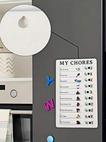 Discipline Memo Pad Message Board Checklist Planner Note Pad Daily Task Management,Plastic Checklist Board With Detachable Cardstock To Do List For Routine Planning,Form Good Habits,A Gift Suitable For A Good Friend