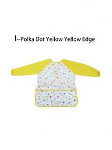 Multicolor Artist Grade Reverse Painting Apron Long Sleeve Waterproof Art Smock Adjustable Straps Studio Painting Protective Gear Stain Resistant Fabric Crafting Apparel Art Class Essentials