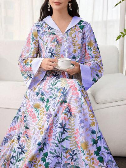 SHEIN Najma 优雅、奢华、优雅的女士超大连衣裙