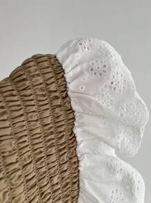 SHEIN Unity 女士纯色抹胸，简约实用，多用途 - 卡其色 - 查看 6