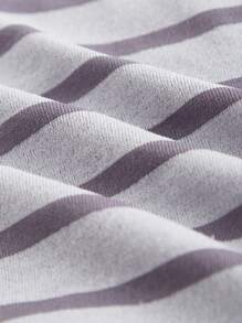 Men's Striped & Letter Print Fashion Boxer Briefs, Suitable For Daily Wear 6 Pcs, - Multicolor - View 9