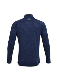 Under Armour Mens UA Tech 2.0 1/2 Zip - 藏蓝色 - 查看 2