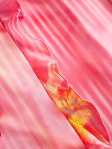 Opulessa Knitted Print Fitted Women Dress With Spaghetti Straps And Ruffle Hem